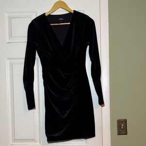 Express Black Long Sleeve Dress